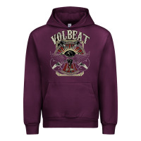 Mauve Wine volbeat est.2001 Urban Hoodie - linhVisuals