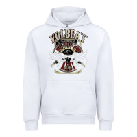 White volbeat est.2001 Urban Hoodie - linhVisuals