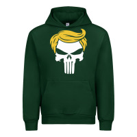 Forest Green trump skull Urban Hoodie - linhVisuals