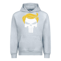 Heather Grey trump skull Urban Hoodie - linhVisuals