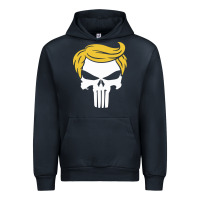 Navy trump skull Urban Hoodie - linhVisuals