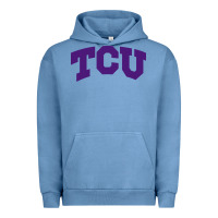 Pigment Pebble Blue Texas Christian University Urban Hoodie - linhVisuals