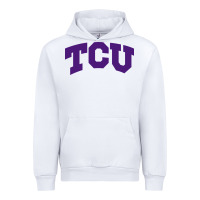 White Texas Christian University Urban Hoodie - linhVisuals