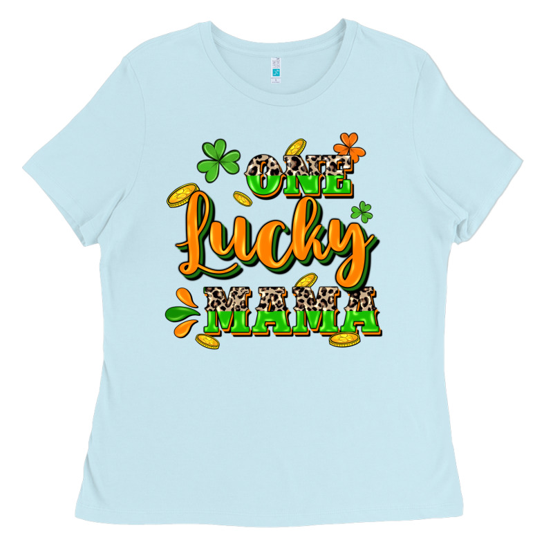 One Lucky Mama St. Patrick's Day Ladies Tee by CowGirlArtShop | Teevron