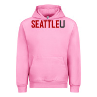 Fuchsia Pink Seattle University Urban Hoodie - linhVisuals