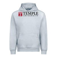 Heather Grey Temple University Urban Hoodie - linhVisuals