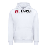 White Temple University Urban Hoodie - linhVisuals