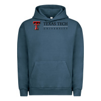 Pigment Midnight Navy Texas Tech University Urban Hoodie - linhVisuals