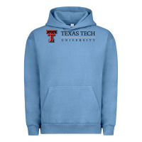 Pigment Pebble Blue Texas Tech University Urban Hoodie - linhVisuals