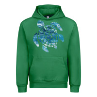Emerald ocean sea turtle Urban Hoodie - linhVisuals