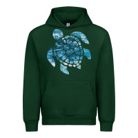 Forest Green ocean sea turtle Urban Hoodie - linhVisuals