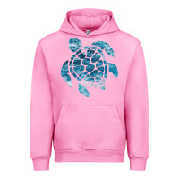 Fuchsia Pink ocean sea turtle Urban Hoodie - linhVisuals
