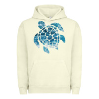 Pigment Pistachio ocean sea turtle Urban Hoodie - linhVisuals