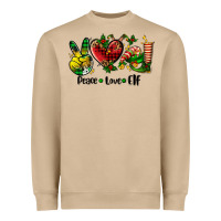 Mushroom peace love  elf Heavyweight Sweatshirt - AdoDesignShop
