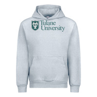 Heather Grey Tulane University Urban Hoodie - linhVisuals