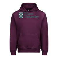 Mauve Wine Tulane University Urban Hoodie - linhVisuals