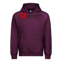 Mauve Wine The University of Utah Urban Hoodie - linhVisuals