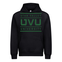 Black Utah Valley University Urban Hoodie - linhVisuals