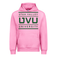 Fuchsia Pink Utah Valley University Urban Hoodie - linhVisuals