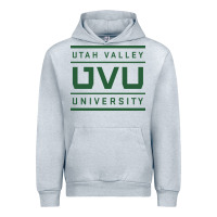 Heather Grey Utah Valley University Urban Hoodie - linhVisuals