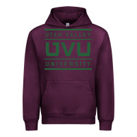 Mauve Wine Utah Valley University Urban Hoodie - linhVisuals
