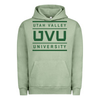 Pigment Oil Green Utah Valley University Urban Hoodie - linhVisuals
