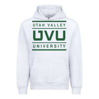 White Utah Valley University Urban Hoodie - linhVisuals