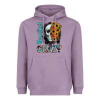 Lavender beautiful crazy skull Heavyweight Hoodie - JahusDesignShop
