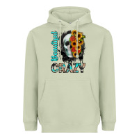 Matcha beautiful crazy skull Heavyweight Hoodie - JahusDesignShop