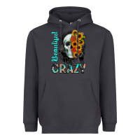 Smoke beautiful crazy skull Heavyweight Hoodie - JahusDesignShop