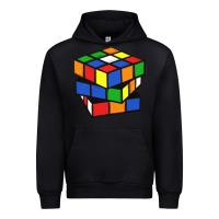 Black rubik cube Urban Hoodie - linhVisuals