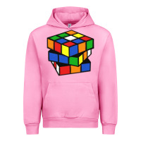 Fuchsia Pink rubik cube Urban Hoodie - linhVisuals