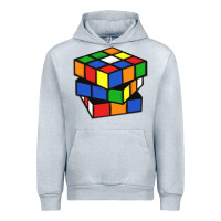 Heather Grey rubik cube Urban Hoodie - linhVisuals