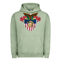 Pigment Oil Green United States Military Academy West Point Urban Hoodie - linhVisuals