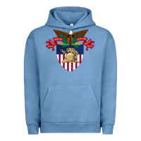 Pigment Pebble Blue United States Military Academy West Point Urban Hoodie - linhVisuals