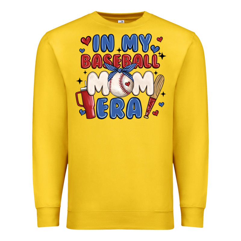 In My Baseball Mom Era Premium Sweatshirt by JahusDesignShop | Teevron
