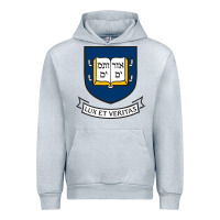Heather Grey Yale University Urban Hoodie - linhVisuals