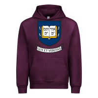 Mauve Wine Yale University Urban Hoodie - linhVisuals