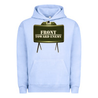 Pigment Grape Ice front toward enemy distressed claymore mine military Urban Hoodie - linhVisuals
