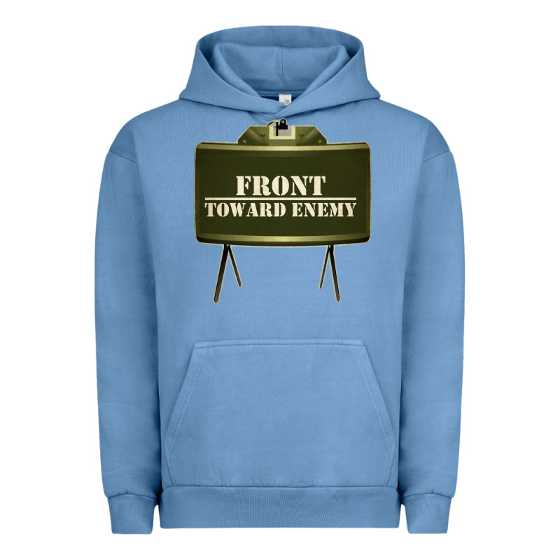 Front Toward Enemy Distressed Claymore Mine Military Urban Hoodie by linhVisuals | Teevron