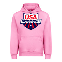 Fuchsia Pink swimming team Urban Hoodie - linhVisuals
