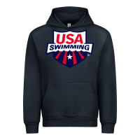 Navy swimming team Urban Hoodie - linhVisuals