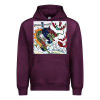 Mauve Wine stone temple pilot stp 2 Urban Hoodie - linhVisuals