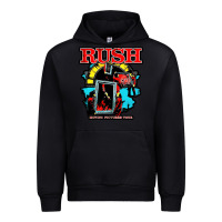 Black RUSH MUSIC Urban Hoodie - linhVisuals