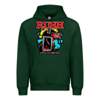 Forest Green RUSH MUSIC Urban Hoodie - linhVisuals