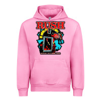 Fuchsia Pink RUSH MUSIC Urban Hoodie - linhVisuals