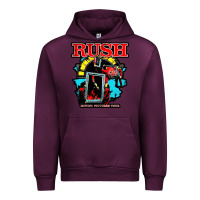 Mauve Wine RUSH MUSIC Urban Hoodie - linhVisuals