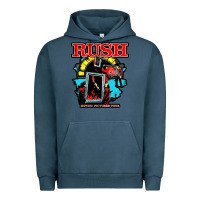 Pigment Midnight Navy RUSH MUSIC Urban Hoodie - linhVisuals