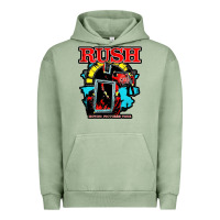 Pigment Oil Green RUSH MUSIC Urban Hoodie - linhVisuals