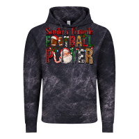 Cloud Black Santa's Favorite Football Player For Christmas Vintage Hoodie - FaDigitalArtStudio